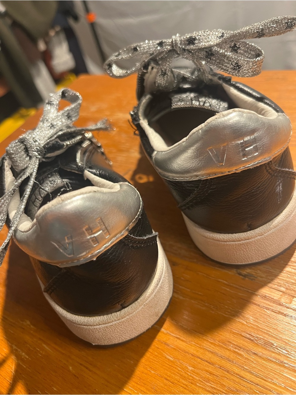 Vintage Havana Stylish original Design Distressed Leather low-top sneakers SZ 3 - Picture 6 of 9